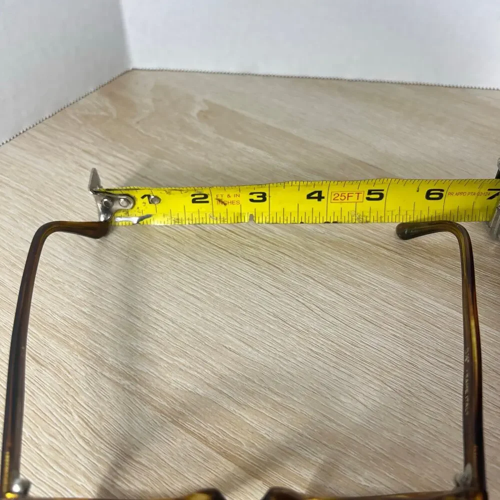 Vintage Safilo Scala Hexagon Eyeglasses Havana Brown Frames 5 1/2 Italy 48-22